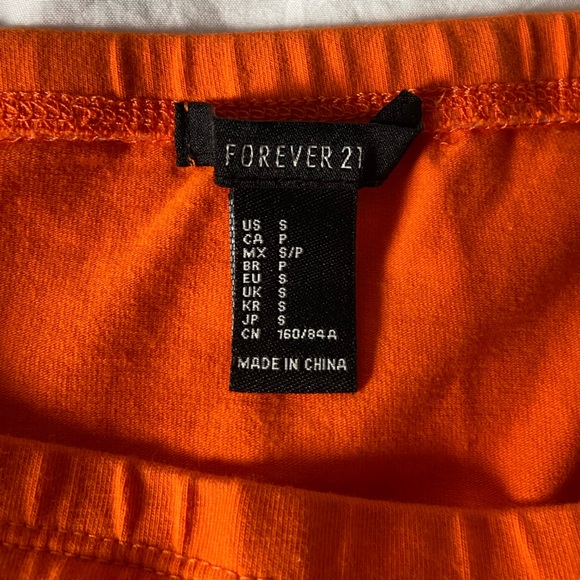 Baby Girl Tube Top - Women’s Small - Orange - 90s - Summer - Crop - Picture 3 of 3